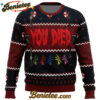 Resident Evil You Died Ugly Christmas Sweater