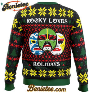 Rocky Loves Holidays 3 Ninjas Ugly Christmas Sweater
