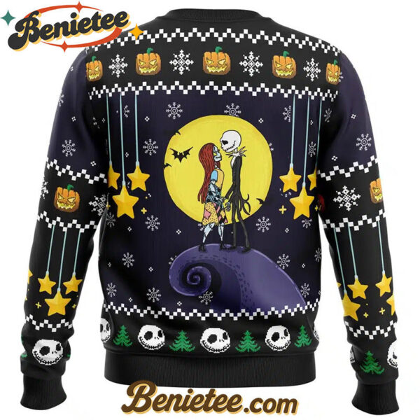 Romantic Nightmare The Nightmare Before Christmas Ugly Christmas Sweater