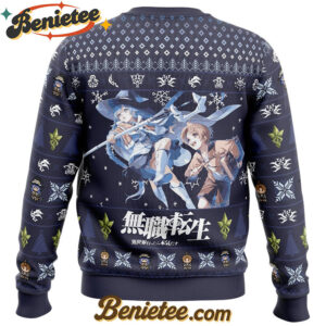 Roxy X Rudeus Mushoku Tensei Jobless Reincarnation Ugly Christmas Sweater