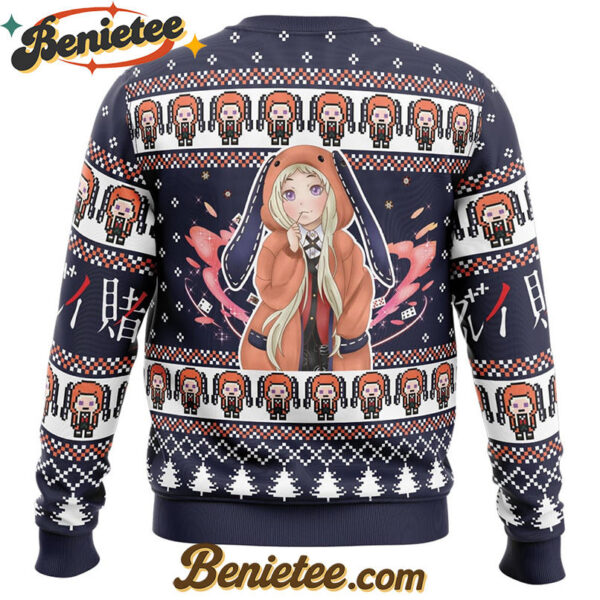 Runa Yomozuki Kakegurui Ugly Christmas Sweater