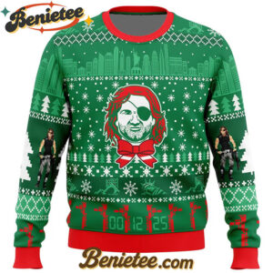 Russell for the Holidays Escape in New York Ugly Christmas Sweater