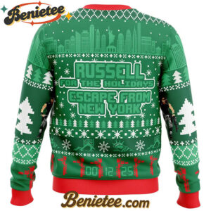 Russell for the Holidays Escape in New York Ugly Christmas Sweater