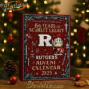 Rutgers Scarlet Knights 156th Anniversary Advent Calendar, Christmas Countdown Advent Calendar Gift Box with 24 Acrylic Ornaments