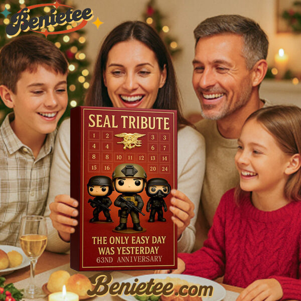 SEAL Tribute 63rd Anniversary 2025 Advent Calendar, Christmas Countdown Advent Calendar Gift Box with 24 Acrylic Ornaments