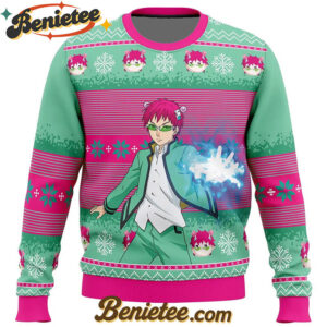 Saiki K The Disastrous Life of Saiki K Ugly Christmas Sweater