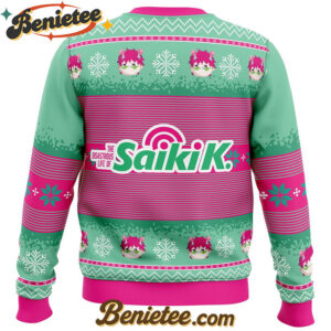 Saiki K The Disastrous Life of Saiki K Ugly Christmas Sweater