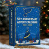 Saint Louis Blues 58th Anniversary Advent Calendar 2025, Christmas Countdown Advent Calendar Gift Box with 24 Acrylic Ornaments