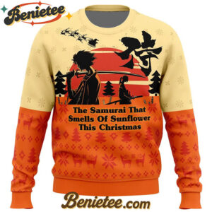 Samurai Champloo The Samurai That Smells Of Sunflower This Christmas Ugly Christmas Sweater