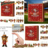 San Francisco 49ers Advent Calendar 2025 – 80th Anniversary Edition, Christmas Countdown Advent Calendar Gift Box with 24 Acrylic Ornaments