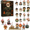 San Francisco Giants 142nd Anniversary Advent Calendar, Christmas Countdown Advent Calendar Gift Box with 24 Acrylic Ornaments