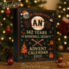 San Francisco Giants 142nd Anniversary Advent Calendar, Christmas Countdown Advent Calendar Gift Box with 24 Acrylic Ornaments