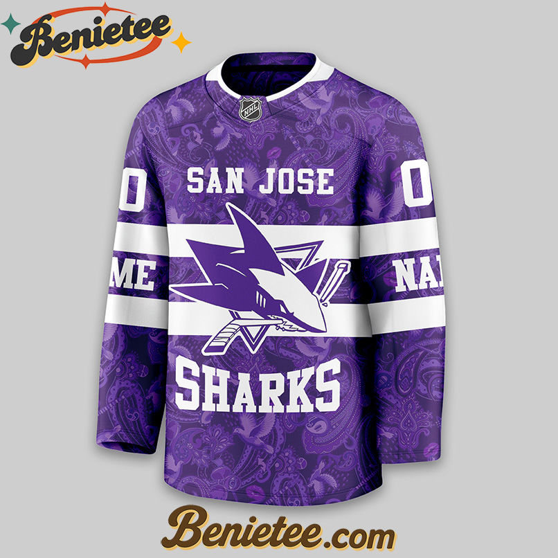San Jose Sharks - Premium NHL Prince Hockey Jersey