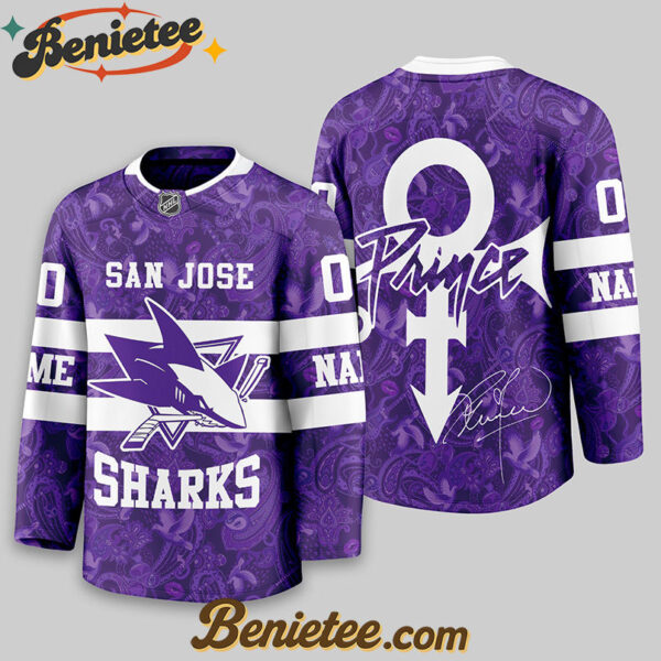 San Jose Sharks - Premium NHL Prince Hockey Jersey
