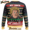 Sandwiches for Santa Bad Santa Ugly Christmas Sweater