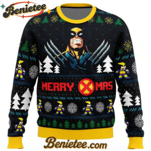 Santa Claws Wolverine Marvel Ugly Christmas Sweater