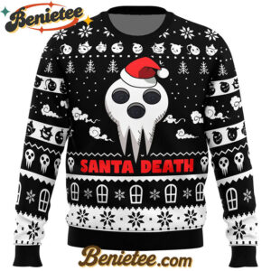 Santa Death Soul Eater Ugly Christmas Sweater