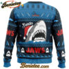 Santa Jaws Jaws Ugly Christmas Sweater