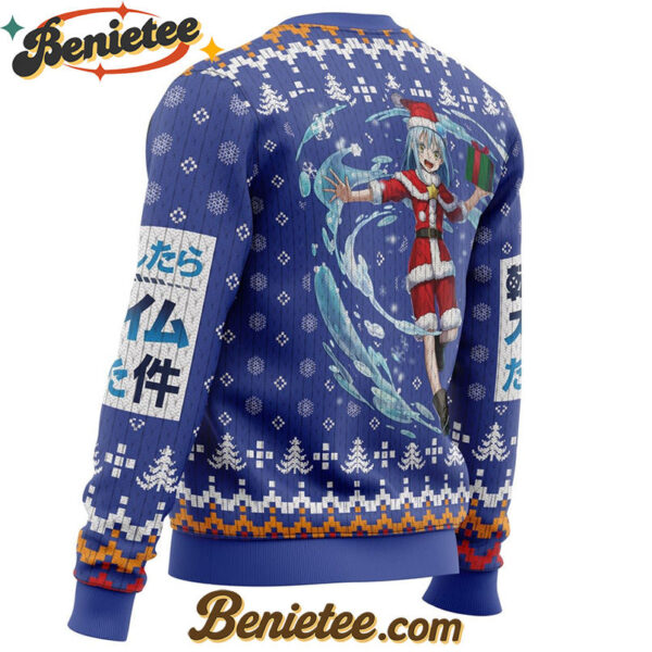 Santa Rimuru That time I got reincarnated as a slime Christmas Sweater