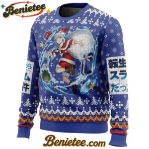 Santa Rimuru That time I got reincarnated as a slime Christmas Sweater