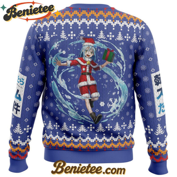 Santa Rimuru That time I got reincarnated as a slime Christmas Sweater