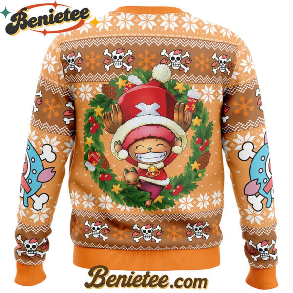 Santa Tony Chopper One Piece Ugly Christmas Sweater