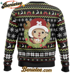 Santa Tony Tony Chopper One Piece Ugly Christmas Sweater