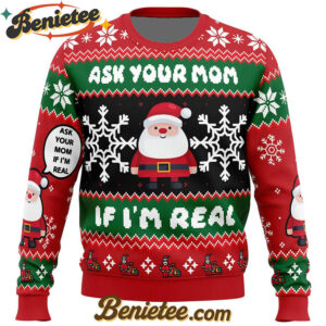 Santa Your Mom Ugly Christmas Sweater