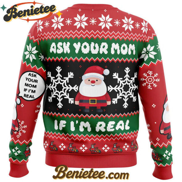 Santa Your Mom Ugly Christmas Sweater