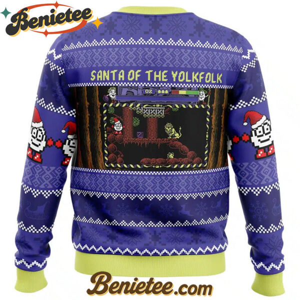 Santa of the Yolkfolk A Dizzy Prince of the Yolkfolk Ugly Christmas Sweater