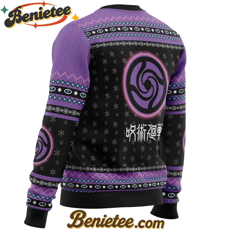 Satoru Gojo Jujutsu Kaisen Ugly Christmas Sweater