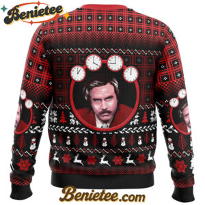 Say Whhhhaaat Anchorman Ugly Christmas Sweater