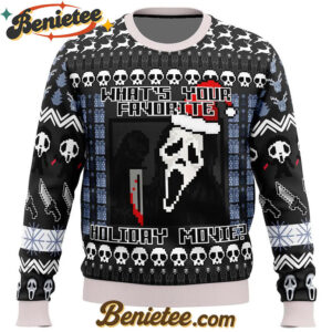 Scream Holiday Ugly Christmas Sweater