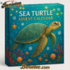 Sea Turtle Advent Calendar, Christmas Countdown Advent Calendar Gift Box with 24 Acrylic Ornaments