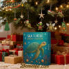 Sea Turtle Advent Calendar, Christmas Countdown Advent Calendar Gift Box with 24 Acrylic Ornaments