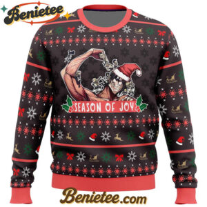 Season of Joy Attack on Titan Ugly Christmas Sweater