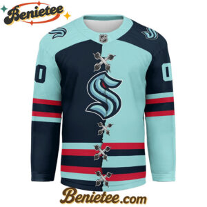 Seattle Kraken - Premium NHL Personalized Split Color Hockey Jersey
