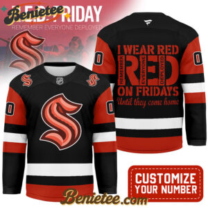 Seattle Kraken - Premium NHL Red Friday Hockey Jersey