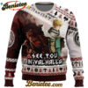 See You In Valhalla Vinland Saga Ugly Christmas Sweater