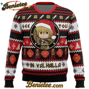 See You in Valhalla Vinland Saga Christmas Sweater