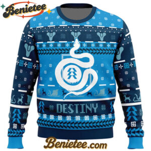 Serpent Emblem Destiny Hunter Ugly Christmas Sweater