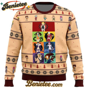 Seven Deadly Sins Minimal Ugly Christmas Sweater