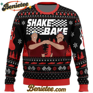 Shake And Bake Talladega Nights Ugly Christmas Sweater