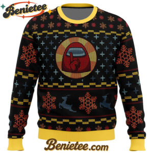 Shhhhhh Among Us Ugly Christmas Sweater