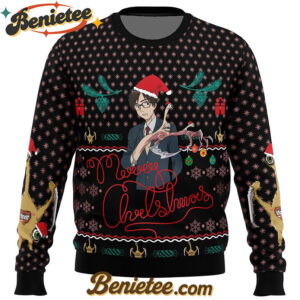 Shinichi Izumi Parasyte Ugly Christmas Sweater
