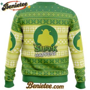 Shrek Happens Ugly Christmas Sweater