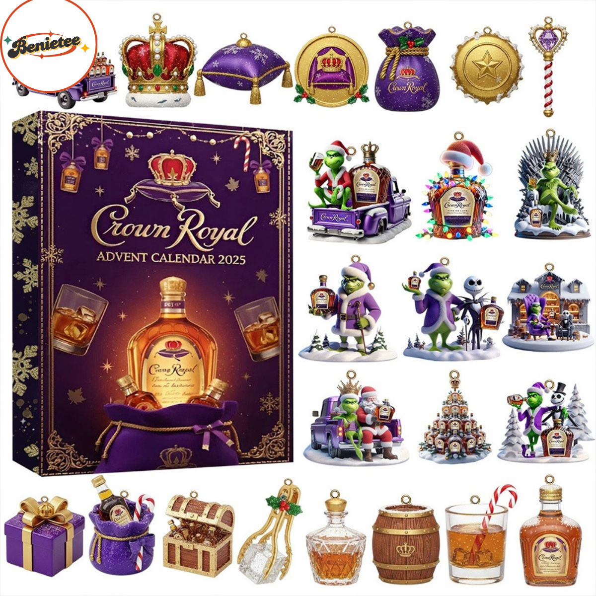 Crown Royal Advent Calendar 2025 24 Mini Whisky Gifts For Christmas