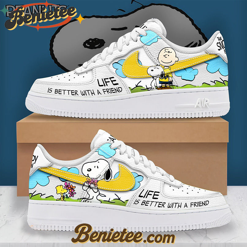 Snoopy Air Low-Top Sneakers Shoes For Men And Women
