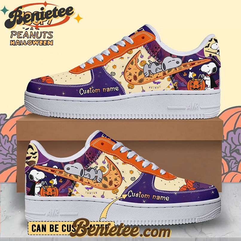 Snoopy x Halloween Air Low-Top Sneakers Shoes For Men And Women