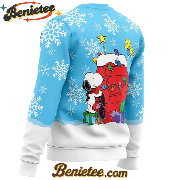 Snowy Christmas Snoopy Ugly Christmas Sweater